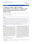 A method to detect single-nucleotide