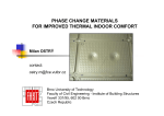 PHASE CHANGE MATERIALS FOR IMPROVED THERMAL