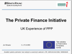 The Private Finance Initiative
