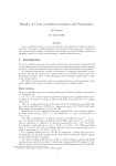 Density of Cross-correlation measure and Stationarity 1 Introduction