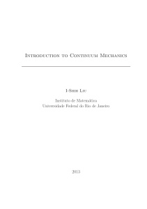 Introduction to Continuum Mechanics