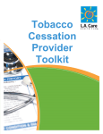 Tobacco Cessation Provider Toolkit