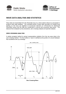 Wave Data Analysis and Statistics Jun 2015