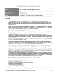 SERVICE SPECIFICATION TEMPLATE – GUIDANCE NOTES FOR