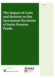 The Impact of Costs and Returns on the Investment