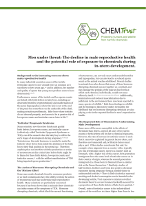 The decline in male reproductive health