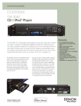 DN-500C CD / iPod® Player