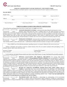 Physical Form - Cobb County School District