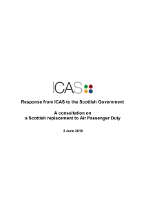 ICAS response - A consultation on a Scottish replacement to APD