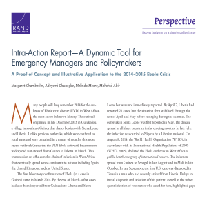 Intra-Action Report -- A Dynamic Tool for Emergency Managers and
