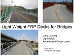 FiberSPAN FRP Deck for Vehicle Bridges