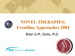 Myeloma Frontline Therapy 2004