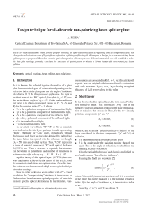 Design technique for all-dielectric non