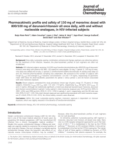 Pharmacokinetic profile and safety of 150 mg of