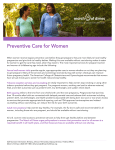 Preventive Care for Women