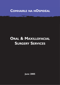 Oral Surgery.qxd - Lenus, The Irish Health Repository