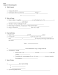 Notes Chapter 5 - What is Energy 5.1 What is Energy? Energy is the