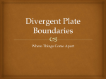 2.13 Divergent Plate Boundaries
