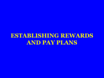ESTABLISHING REWARDS AND PAY PLANS