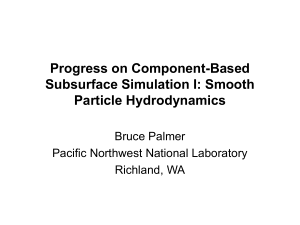 Progress on Component-Based Subsurface Simulation I: Smooth