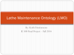 Lathe Maintenance Ontology