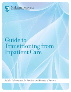 Guide to Transitioning from Inpatient Care