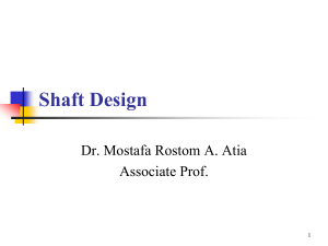 Shaft Design