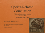 Sports Related Concussion - Florida High School Athletic Association