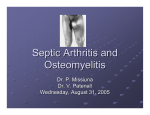 Septic Arthritis and Osteomyelitis