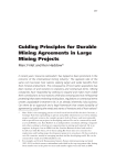 Guiding Principles for Durable Mining Agreements in Large