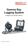 Geotech Natural Gamma Ray Logging System