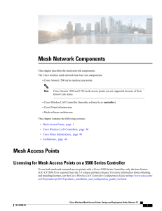 Mesh Network Components