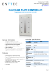 dali wall plate controller