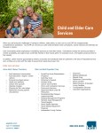 Child and Elder Care Services