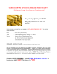 Outlook of the precious metals: Gold in 2011