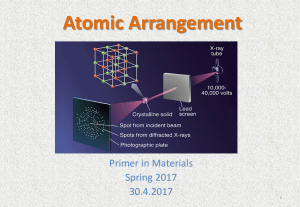 Atomic arrangment