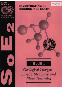 SoE2 Geological changes earth`s structure