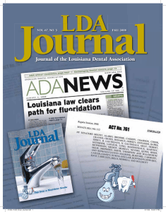 Journal of the Louisiana Dental Association