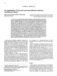 The Epidemiology of Chest and Leg Wound