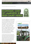 ECONOMIC COST OF LAMENESS IN IRISH DAIRY HERDS