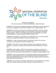 Resolution 2008-06 - National Federation of the Blind of Arizona