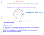 Ch 16 Wave Motion