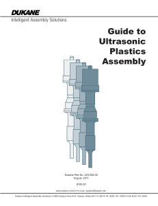 Guide to Ultrasonic Plastics Assembly