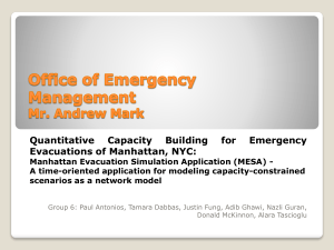 Office of Emergency Management Mr. Andrew Mark