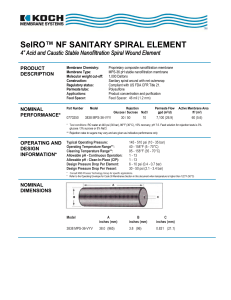 SelRO MPS-36 Sanitary 4” Stable Spiral