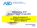 status for SSG mtg 5 July 2016