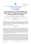 Understanding the Corrosion Inhibition by Rodine Spl 213