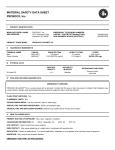 MATERIAL SAFETY DATA SHEET PROSOCO, Inc.