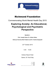 Programme - Richmond Foundation