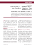 Fractionated CO2 Laser Resurfacing